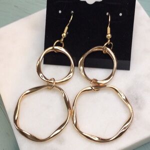 Gold Dangle Earrings